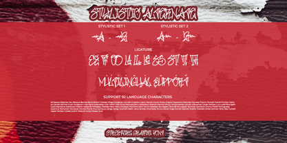 Streetfire Font Poster 10