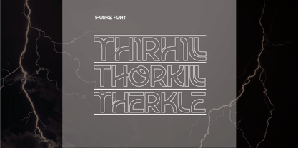 Thurkle Font Poster 6