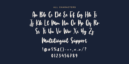 Manlyscript Font Poster 6