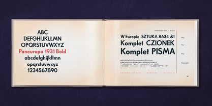 Paneuropa 1931 Font Poster 4