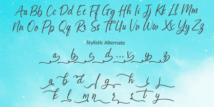 Abellaice Font Poster 8