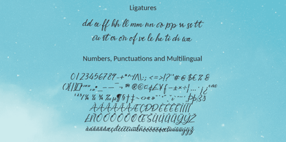 Abellaice Font Poster 9