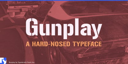 Gunplay Font Poster 1