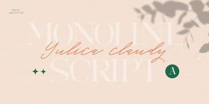 Yulica Claudy Font Poster 1