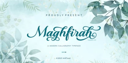 Maghfirah Two Font Poster 1