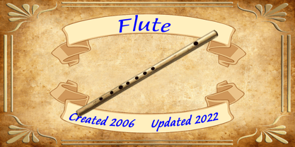 Flute Font Poster 1
