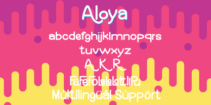 Aloya Font Poster 6