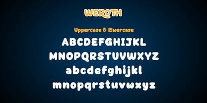 Weroth Font Poster 13