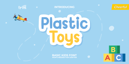 Plastic Toys Font Poster 1