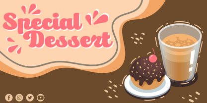 Well Cake Font Poster 4