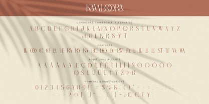Kavaloora Font Poster 10