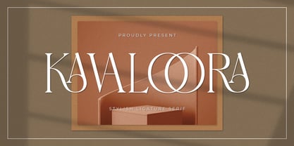 Kavaloora Font Poster 1