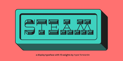 Steam Font Poster 1