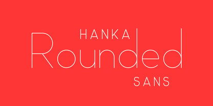 Hanka Rounded Sans Fuente Póster 3