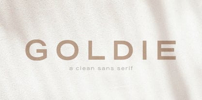 Goldie Sans Font Poster 1