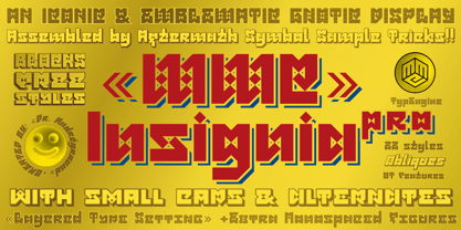 MMC Insignia Pro Font Poster 1