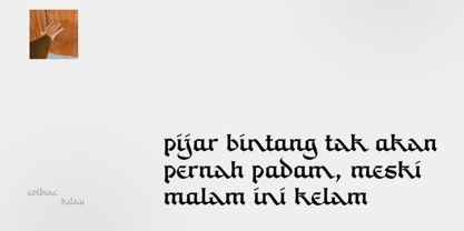 Kilau Font Poster 6