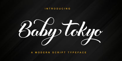 Baby Tokyo Font Poster 1
