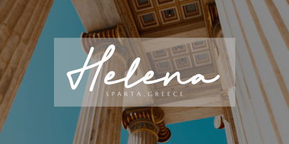 Athena Signature Font Poster 8