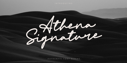 Athena Signature Fuente Póster 1