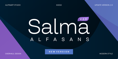 Salma Alfasans Font Poster 1