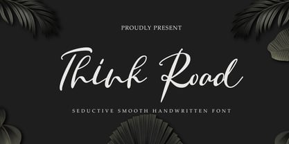 Think Road Font Poster 1