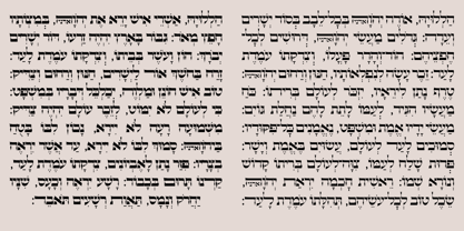 Hebrew Caligraphic Stam Fuente Póster 4