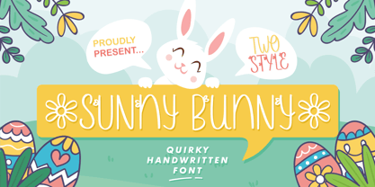 Sunny Bunny Fuente Póster 1