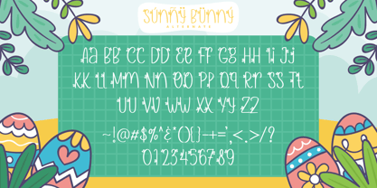 Sunny Bunny Font Poster 10
