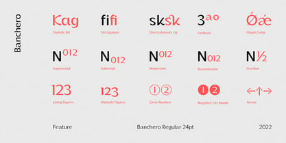 Banchero Font Poster 6