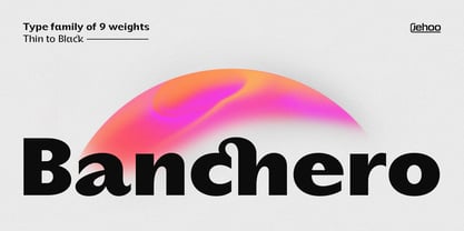 Banchero Font Poster 1