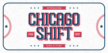 Chicago Shift Font Poster 1