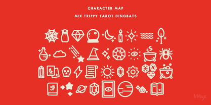 Trippy Tarot Font Poster 5