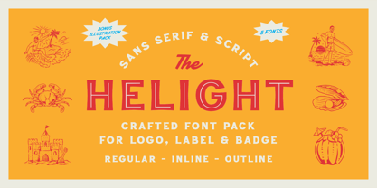 Helight Font Poster 1