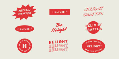 Helight Font Poster 6