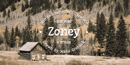 Zoney Font Poster 1