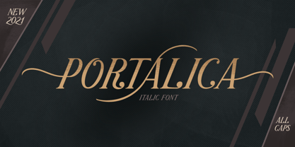 Portalica Font Poster 1