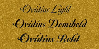 Ovidius Script Font Poster 6