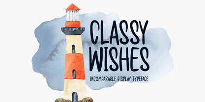 Classy Wishes Font Poster 1