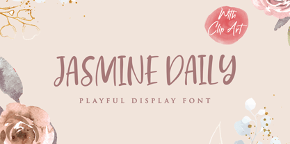 Jasmine Daily Font Poster 1