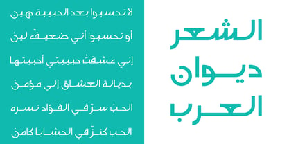 Quarter Arabic Font Poster 4