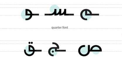 Quarter Arabic Font Poster 3