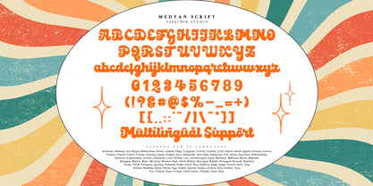 Medyan Script Font Poster 8