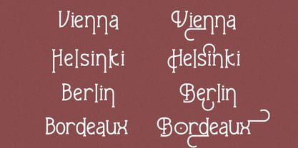 Gleams Serif Display Fuente Póster 4