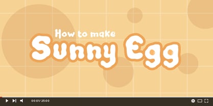 Sende Egg Font Poster 3