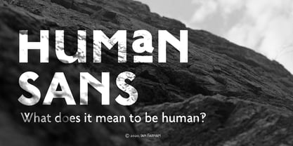 Human Sans Font Poster 1