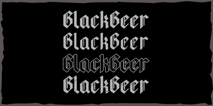 Black Beer Fuente Póster 3