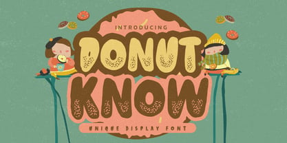 Donut Know Font Poster 1