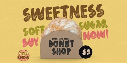 Donut Know Font Poster 3