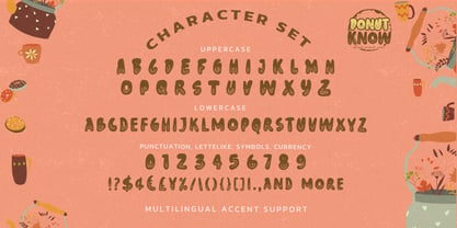 Donut Know Font Poster 6